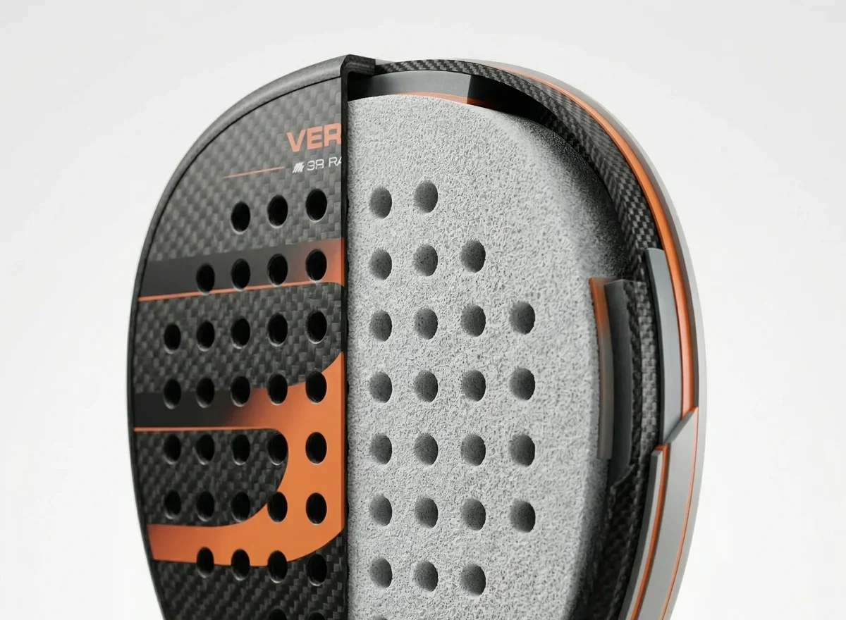 Yumuşak köpük padel raketi